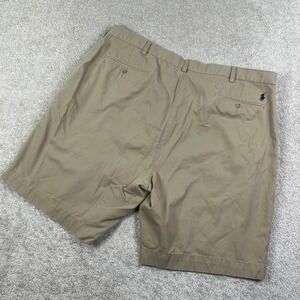 Polo Ralph Lauren Mens 44B Big Prospect Short Khaki Tan Cotton Chino 44 x 9.5